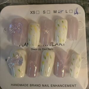 Pink Bow 🎀 Press on nails